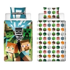 FORTNITE Minecraft Dekbedovertrek 140x200 Cm Katoen