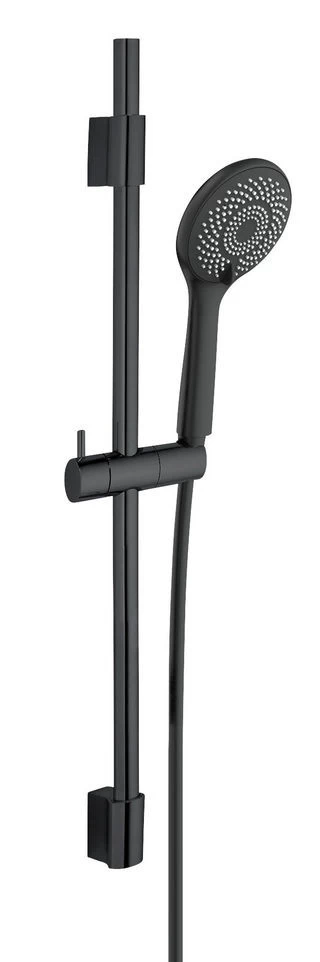 Wenko Doucheset Watersaving 70 Cm RVS - Mat ZWart