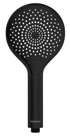 Wenko Handdouche Watersaving Dia 120 Mm Zwart