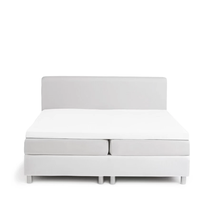 Damai Hoeslaken Topper Jersey Wit 160x200 Cm Katoen 160 G - Afbeelding 2