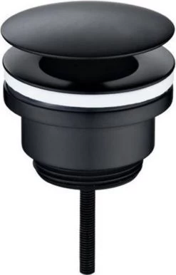 Wiesbaden Luxe Afvoerplug Vast Model Mat Zwart