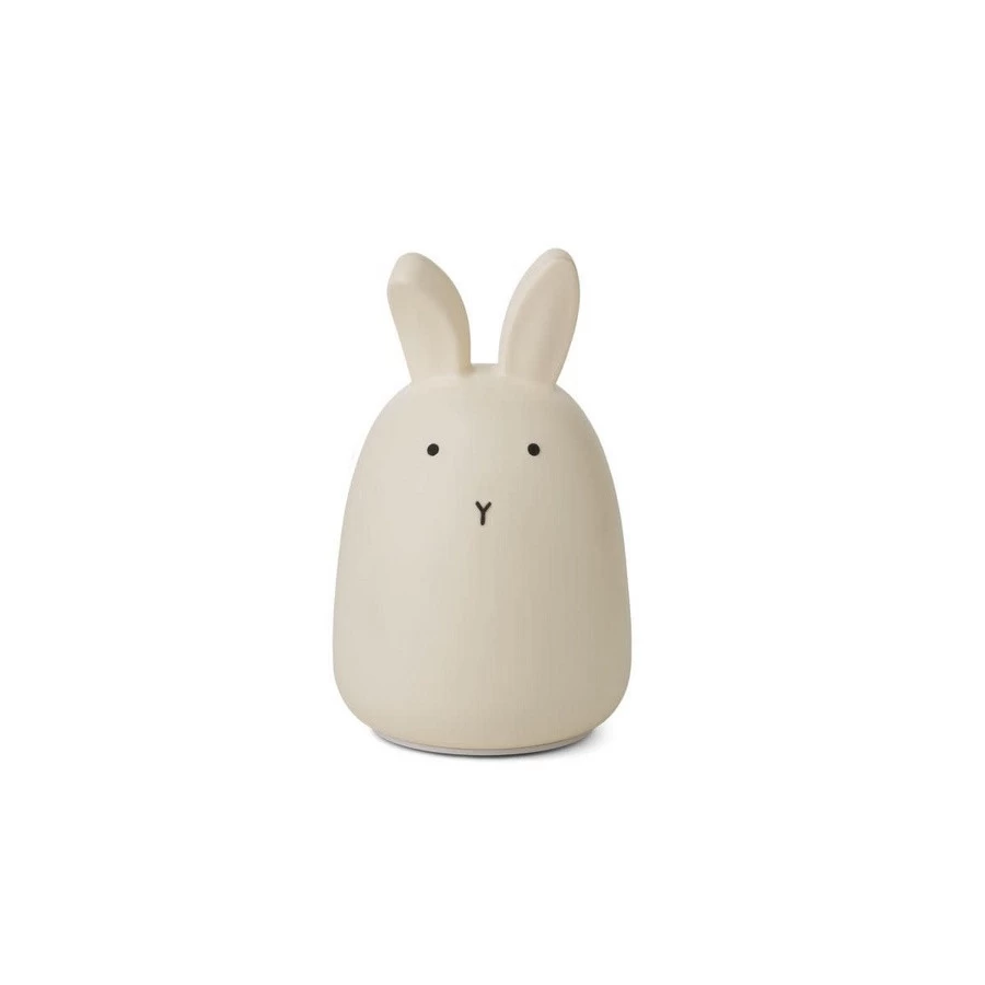Liewood Nachtlamp Winston Silicone Led 11x13.5 Cm Rabbit Creme De La Creme