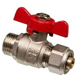 Bolkraan Volle Doorlaat 1/2" Mx16-2