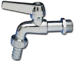 Dubbel Dienst Bolkraan Eko-Lux 1/2 Handvat 'L'