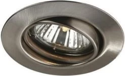 Twilight Inbouwspot GU10 Nickel Richtbaar - Zamac