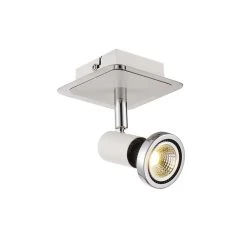 Fantasia Xzibit Plafondspot Wit-Chroom 1x 5W GU10 Led Lamp